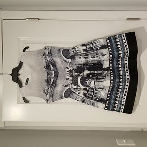 Versailles(?) Printed Korean Fashion Dress